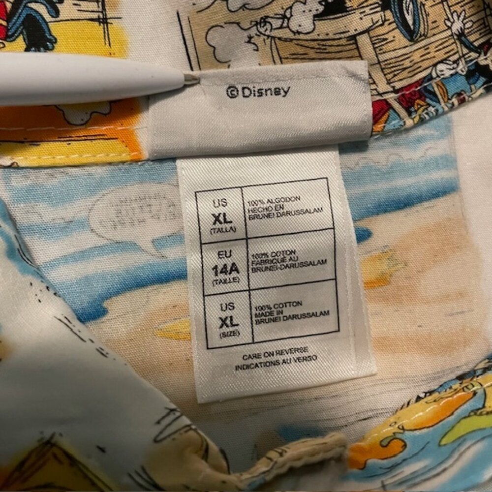 DISNEY PARKS boys XXl button up - Picture 3 of 9
